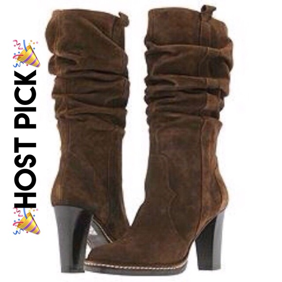 Via Spiga Shoes - Via Spiga Russo suede high heel boot sz 8.5